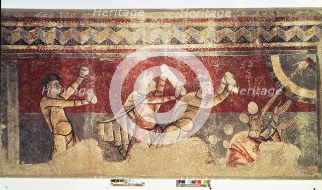 Martyrdom of St. Stephen, mural painting from the Church of Sant Joan de Boi.