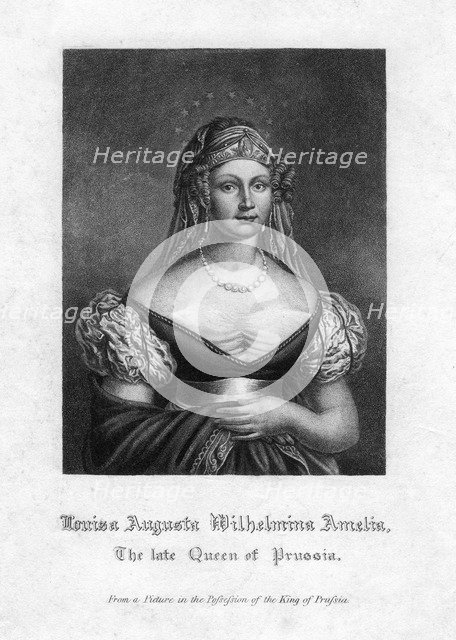 Louise Augusta Wilhelmine Amalie, Queen of Prussia. Artist: Unknown