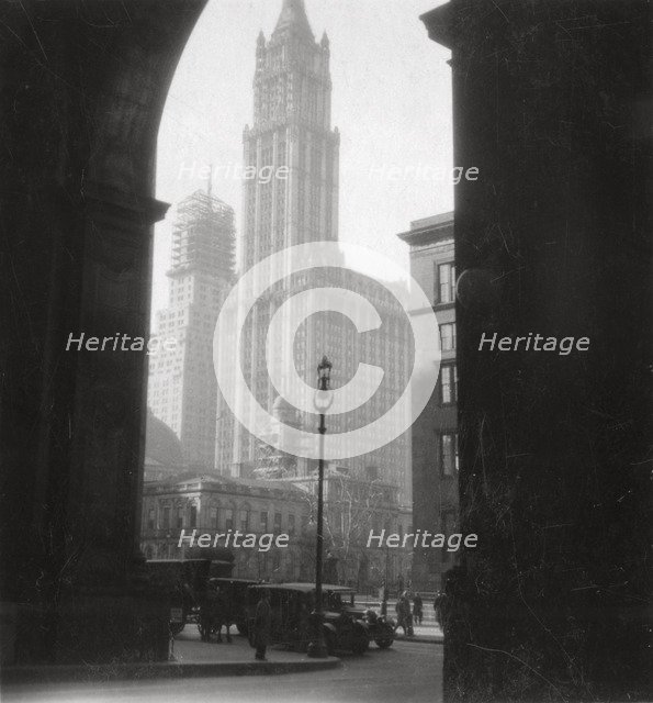 Woolworth Building, New York City, USA, 20th century. Artist: J Dearden Holmes