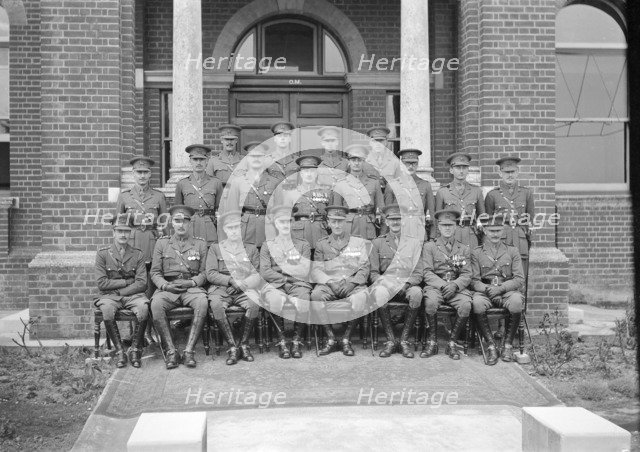 Officers' group, Queen's Royal Regiment, c1935. Creator: Kirk & Sons of Cowes.