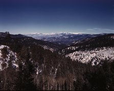 Sangre de Cristo Mountain, 1943. Creator: John Collier.