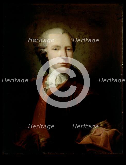 Unknown man, 1756. Creator: Isak Wacklin.