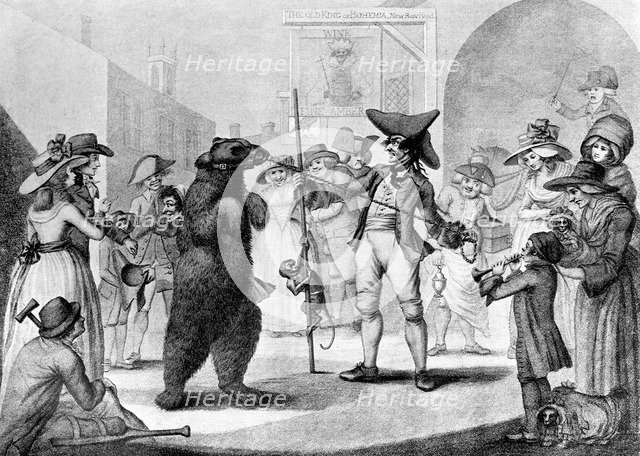 'Dancing Bear', 1785. Artist: C Knight