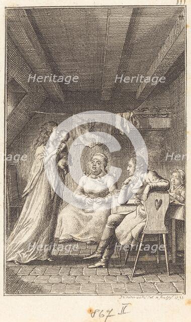 The Voyage to Paris, 1798. Creator: Daniel Nikolaus Chodowiecki.