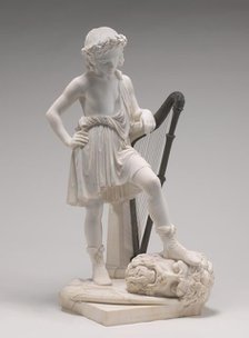 David Triumphant, model 1845/1846, carved 1848. Creator: Thomas Crawford.