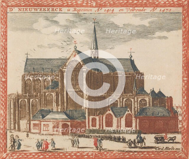D' Nieuwe Kerck', in: Tooneel Der Voornaamste Nederlands Huizen, En Lust Hoven, Naar T Lev..., n.d.. Creator: Unknown.