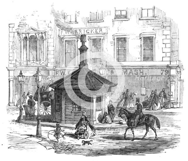 Turnpike-gates in and near London just demolished: Notting-hill Gate, 1864. Creator: Unknown.