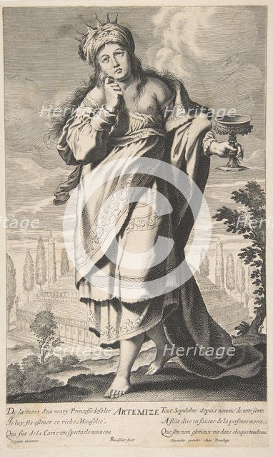 Artémise, ca. 1639-40. Creators: Gilles Rousselet, Abraham Bosse.