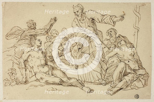 Moses and the Brazen Serpent, n.d. Creator: Unknown.