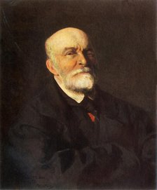 'Portrait of Surgeon Nikolai Ivanovich Pirogov', 1881, (1965). Creator: Il'ya Repin.