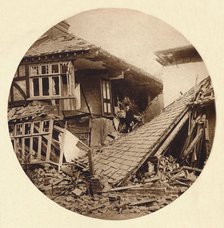 Air raid damage in Croydon, 1915 (1935). Artist: Unknown.