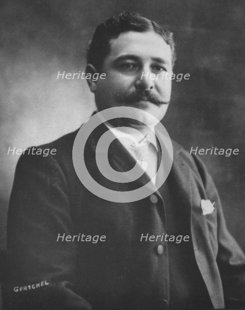 'Leon Daudet', c1893. Artist: Aaron Gerschel.