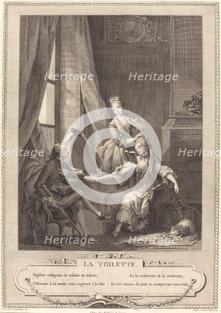 La toilette, 1774. Creator: Nicolas-Joseph Voyez.