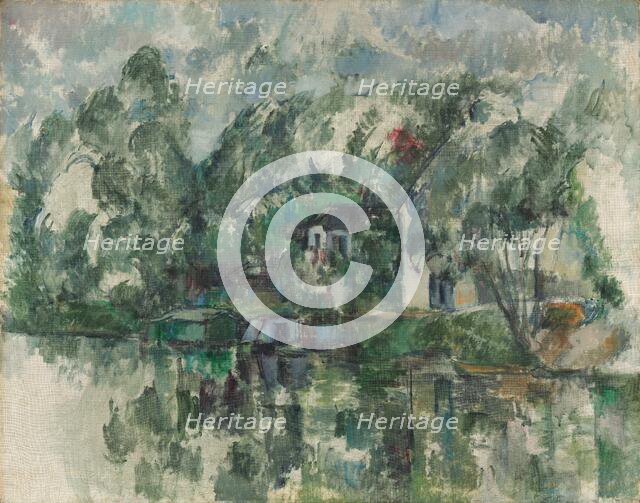 At the Water's Edge, c. 1890. Creator: Paul Cezanne.