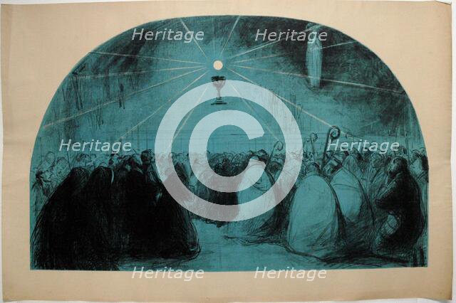 Lourdes, 1914, 25th International Eucharistic Congress, 1914. Creator: Jean Louis Forain.