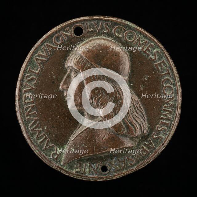 Raimondo Lavagnoli, Commissary of Saxony in the 11th or 12th Century [obverse]. Creator: Giovanni Candida.