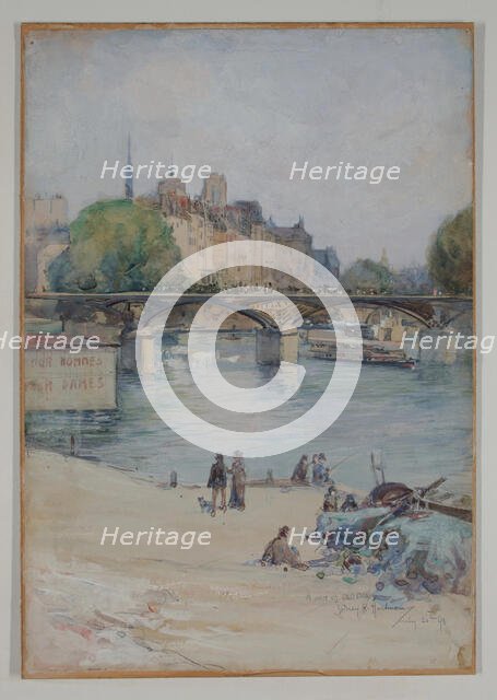 A Bit of Old Paris, 1898. Creator: Sydney Hartman.