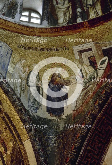 Inner Narthex Mosaic, Church of the Holy Saviour in Chora, Istanbul, Turkey, 14th century. Creator: Unknown.