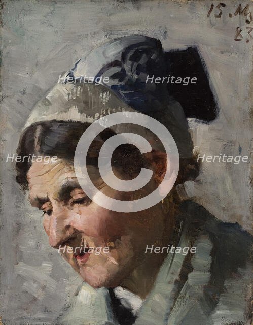 An Old Woman, 1883. Creator: Helena Westermarck.