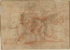 Jael and Cisera? [verso], c. 1524/1527. Creator: Parmigianino.