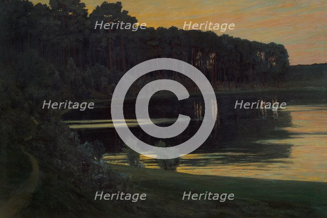Lake Grunewald, 1895. Artist: Leistikow, Walter (1865-1908)