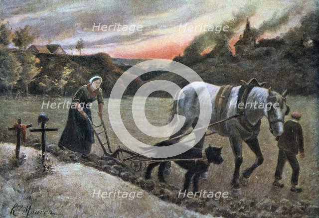 'La Femme aux Champs', 1915.  Artist: H Mouren