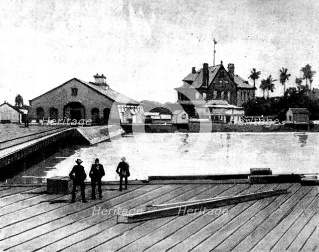 The Spanish-American War: views of Key West...Naval Department and Government Storage..., 1898. Creator: Unknown.