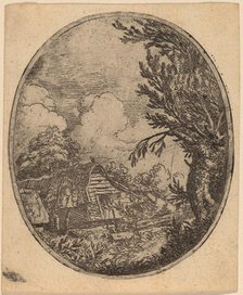 Hamlet between the Trees, probably c. 1645/1656. Creator: Allart van Everdingen.