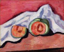 Melons, about 1927. Creator: Marsden Hartley.