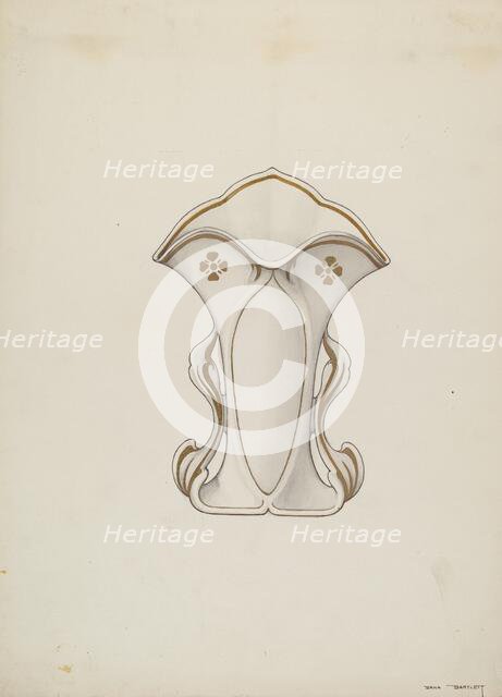 Vase, 1937. Creator: Dana Bartlett.