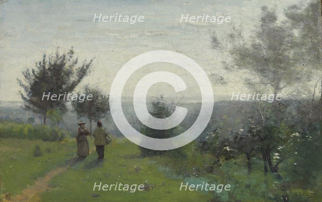 L'aube printanière. Artist: Corot, Jean-Baptiste Camille (1796-1875)