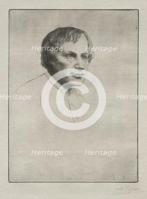 Alfred Stevens. Creator: Alphonse Legros (French, 1837-1911).