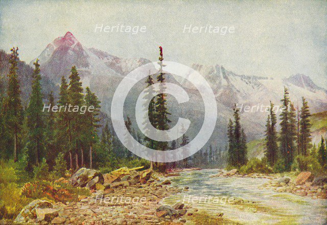 'The Rocky Mountains', 1916. Artist: Martin Mower.