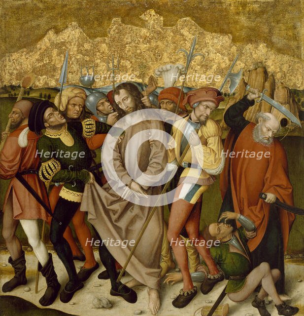 Altarpiece with the Passion of Christ: Arrest of Christ, c1480-1495. Creator: Unknown.
