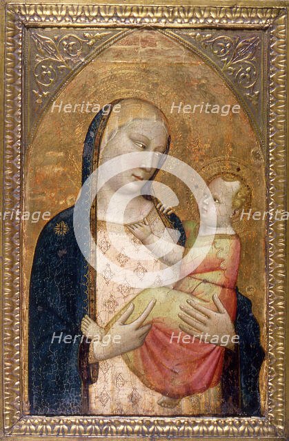 Madonna and Child, 1345-1349. Creator: Workshop of Bernardo Daddi.