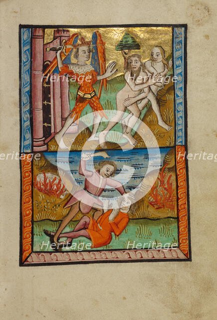 The Expulsion, about 1480-1490. Creator: Unknown.