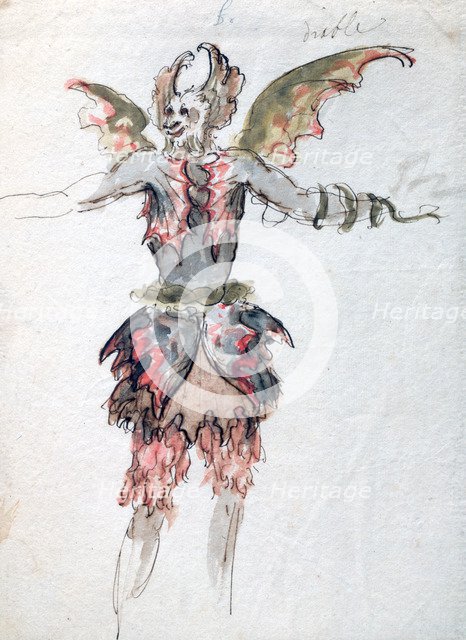 'Devil', c1680. Artist: Jean Berain