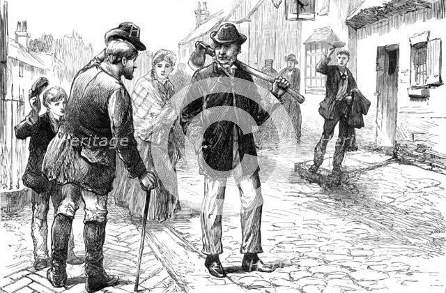 Gladstone Supplement: a sketch in the village of Hawarden, 1880. Creator: Unknown.