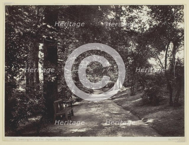 Leamington, in the Jephson Gardens, 1860/94. Creator: Francis Bedford.
