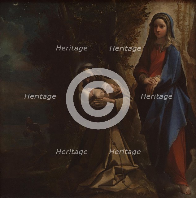 The Vision of Saint Francis, ca 1586. Artist: Carracci, Lodovico (1555-1619)