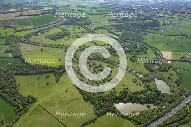 Hardwick Park, landscape park to Hardwick Hall, Derbyshire and Nottinghamshire, 2025. Creator: Robyn Andrews.