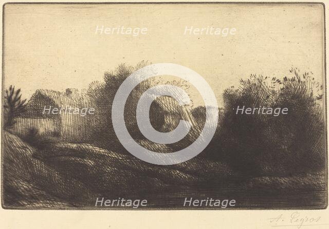 Remembrance of My Village (Souvenir de mon village). Creator: Alphonse Legros.