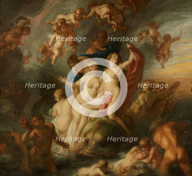 Triumph of Galatea, 1659. Creator: Thulden; Theodoor; van (1606-1669).