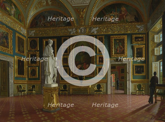 The Iliad Room in the Pitti Palace in Florence, c. 1870.