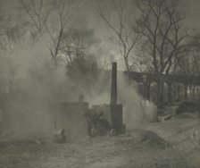 Camera Work: The Asphalt Paver; New York, 1892. Creator: Alfred Stieglitz.