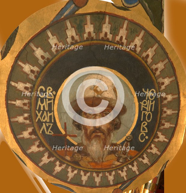 Saint Prince Michael of Chernigov, 1885-1896. Artist: Vasnetsov, Viktor Mikhaylovich (1848-1926)