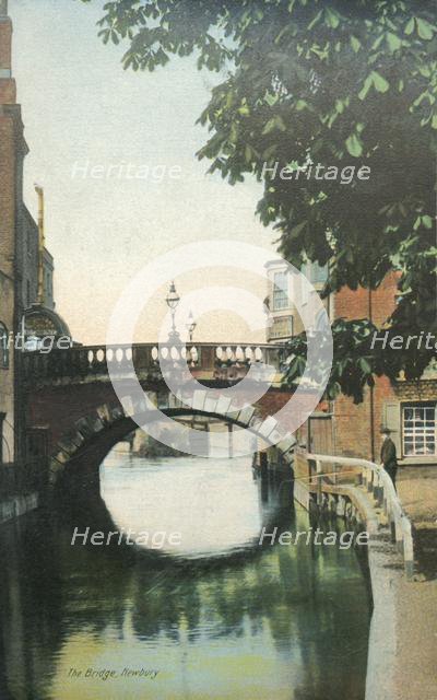 'The Bridge, Newbury', late 19th-early 20th century.  Creator: Unknown.