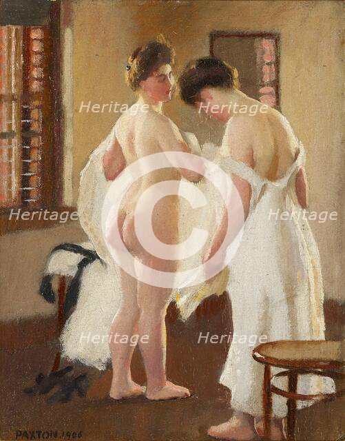 Women Dressing, 1906. Creator: William McGregor Paxton.