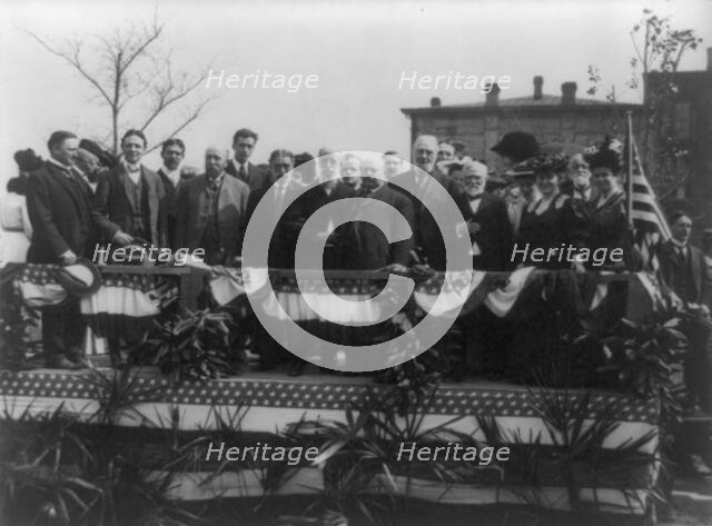 25th anniversary celebration of Tuskegee Institute, Alabama, April 1906. Creator: Frances Benjamin Johnston.