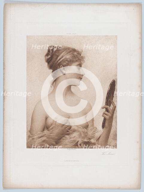 The Mirror, 1890. Creator: Goupil and Co.